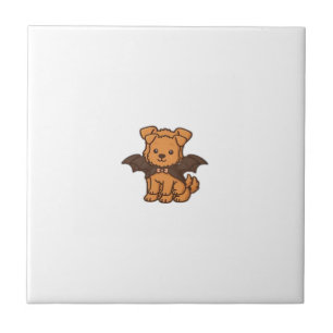 Halloween Puppy Love � Kawaii Dog Art Classic T-Sh Tile