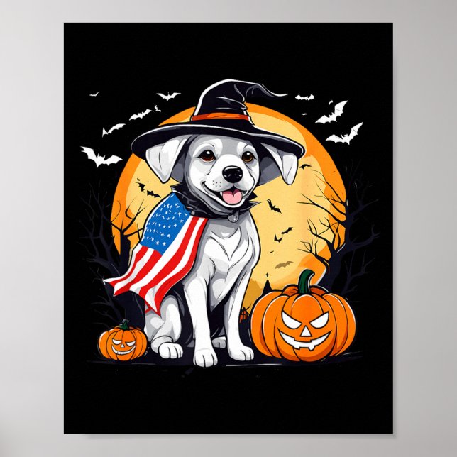 Halloween puppy  poster (Front)