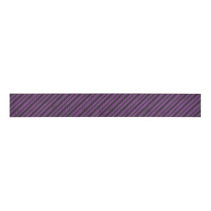 Halloween Purple and Black Diagonal Striped Ribbon Grosgrain Ribbon