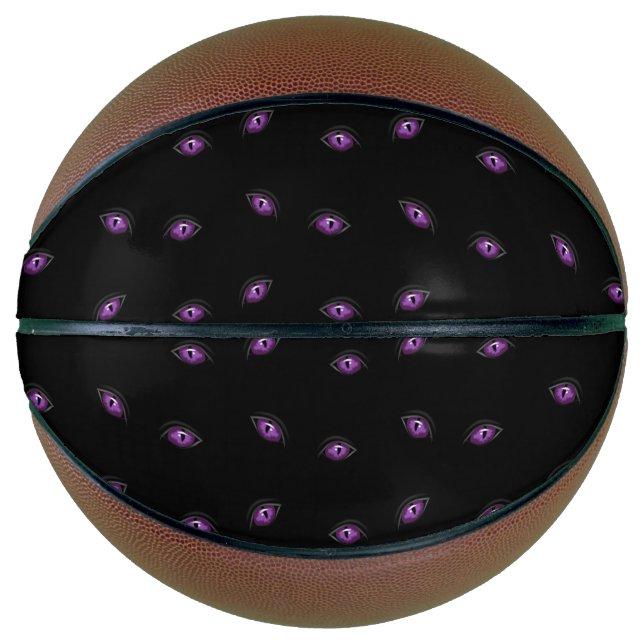 Halloween, Purple Eyes, Trick Or Treat, Boo Basketball (Front)