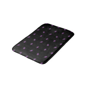 Halloween, Purple Eyes, Trick Or Treat, Boo Bath Mat