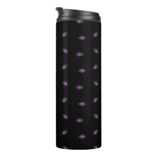 Halloween, Purple Eyes, Trick Or Treat, Boo Thermal Tumbler