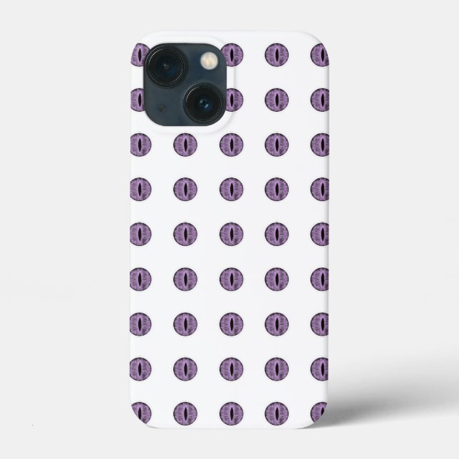 Halloween Purple Polka Dot Eyes Case-Mate iPhone Case (Back)