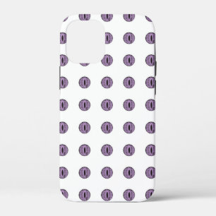 Halloween Purple Polka Dot Eyes iPhone 12 Mini Case