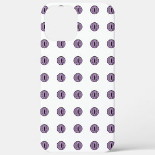 Halloween Purple Polka Dot Eyes iPhone 12 Pro Max Case