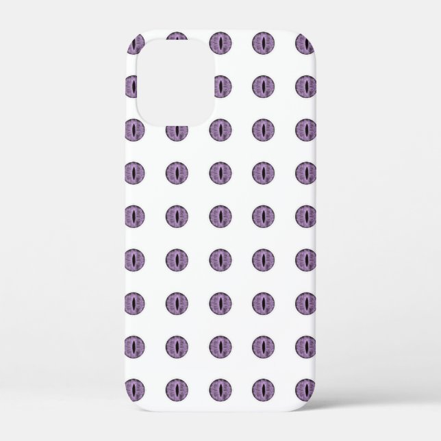 Halloween Purple Polka Dot Eyes Case-Mate iPhone Case (Back)