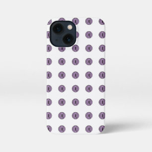 Halloween Purple Polka Dot Eyes iPhone 13 Mini Case