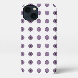 Halloween Purple Polka Dot Eyes iPhone 13 Case