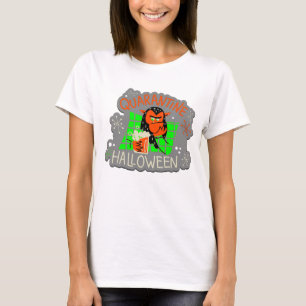 halloween quarantine monster covid lockdown T-Shirt