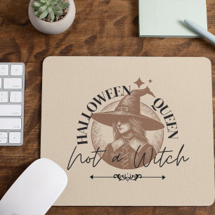 Halloween Queen, Not a Witch Mouse Mat
