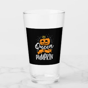Halloween Queen Of Pumpkin Glass