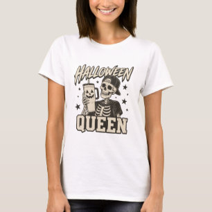 Halloween Queen Skeleton Tumbler Shirt