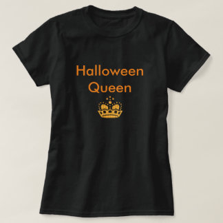 Halloween Queen Womens Black Tee Shirt