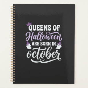 Halloween Queens Born in October Birthday Planner