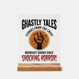 Halloween Quote Become Anything Scary Vintage_1 Acrylic Sign