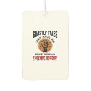Halloween Quote Become Anything Scary Vintage_1 Car Air Freshener