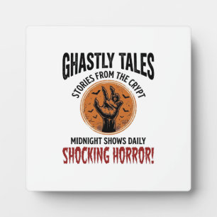 Halloween Quote Become Anything Scary Vintage_1 Plaque