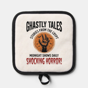 Halloween Quote Become Anything Scary Vintage_1 Pot Holder