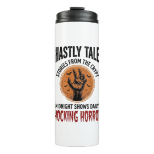 Halloween Quote Become Anything Scary Vintage_1 Thermal Tumbler