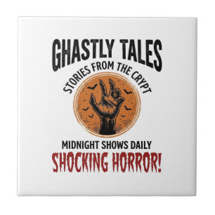 Halloween Quote Become Anything Scary Vintage_1 Tile