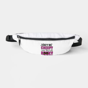 Halloween Quote Creepy Kooky Spooky Vintage_1 Bum Bags