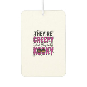 Halloween Quote Creepy Kooky Spooky Vintage_1 Car Air Freshener