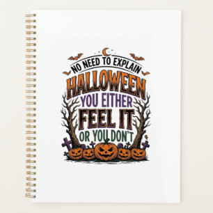 Halloween Quote Shirt Vintage Pumpkin Bat Tree Des Planner