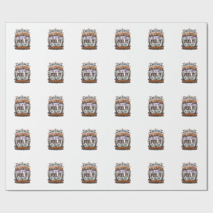Halloween Quote Shirt Vintage Pumpkin Bat Tree Des Wrapping Paper