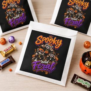 Halloween Raccoons Spooky Feral Favour Bags