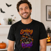 Halloween Raccoons Spooky Feral