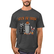 Halloween Racoon Siblings - Trick or Trash