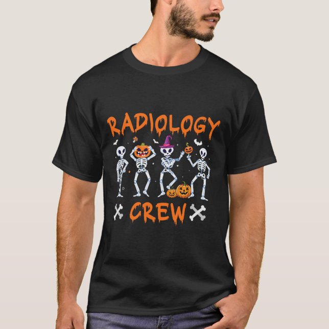 Halloween Radiology Fall Autumn Rad Tech X-ray Tec T-Shirt (Front)