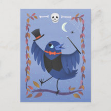 Halloween Raven Crow Moon Magic