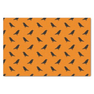 Halloween Raven Pattern