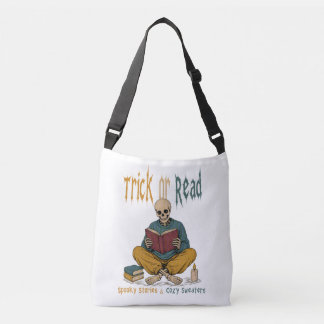 Halloween Reading Book Lover Crossbody Bag