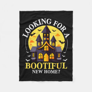 Halloween Real Estate Agent Funny Realtor Bootiful Fleece Blanket