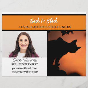 Halloween real estate back in black selling homes flyer