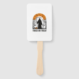 Halloween Reaper Trick Or Treat Vintage Spooky_1 Hand Fan