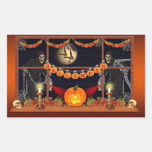 Halloween Rectangular Sticker