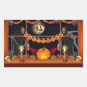 Halloween Rectangular Sticker