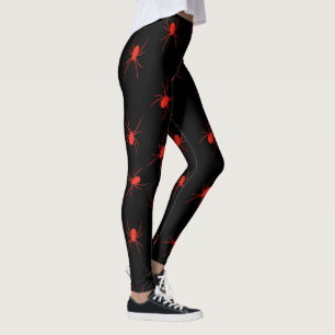 Halloween Red Spider Popular Elegant Leggings