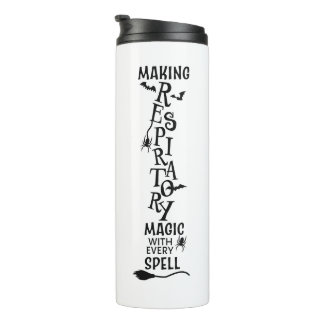 Halloween Respiratory Thermal Tumbler
