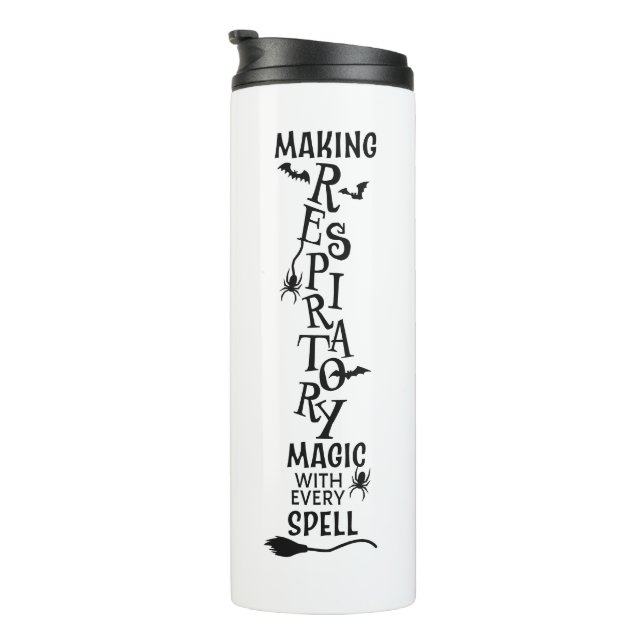 Halloween Respiratory Thermal Tumbler (Rotated Right)