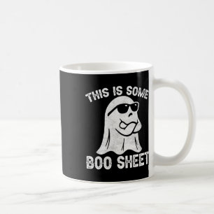Halloween Retro Boo Ghost This Is Some Boo Sheet Coffee Mug