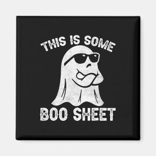 Halloween Retro Boo Ghost This Is Some Boo Sheet  Magnet