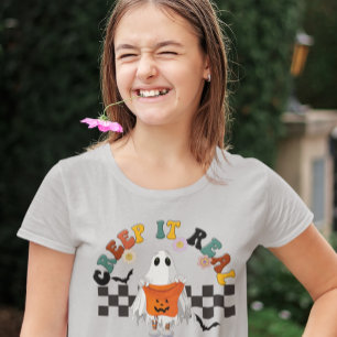 Halloween Retro Creep it Real Ghost Cute T-Shirt