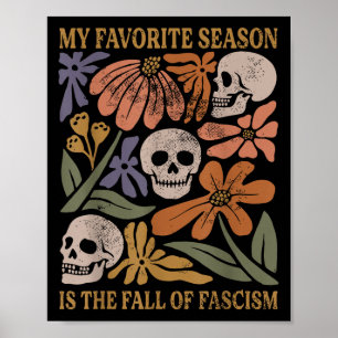 Halloween Retro My Favorite Season Is The Fall Of Poster