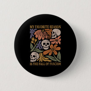 Halloween Retro My Favourite Season Is The Fall Of 6 Cm Round Badge