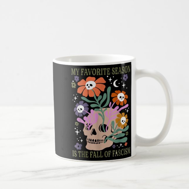 Halloween Retro My Favourite Season Is The Fall Of Coffee Mug (Right)