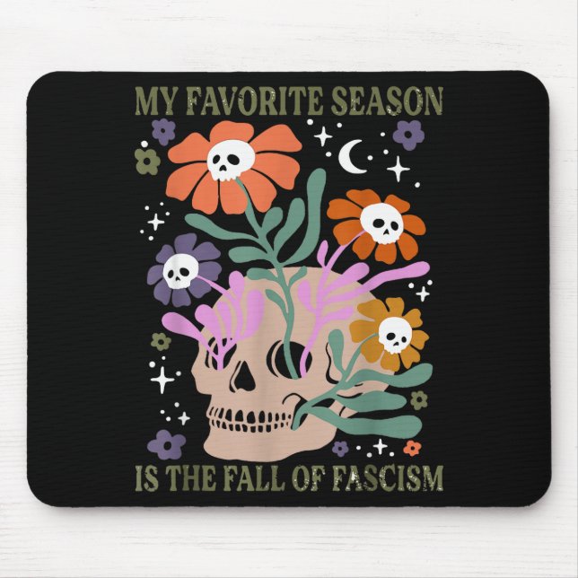Halloween Retro My Favourite Season Is The Fall Of Mouse Mat (Front)